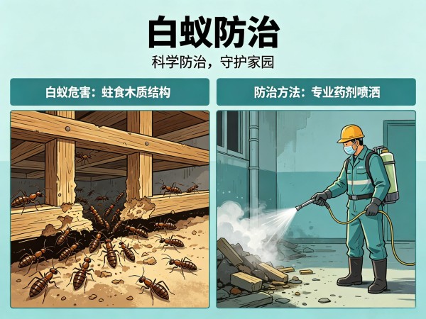 工厂原材料仓库白蚁防控 防潮防虫 工厂原材料仓库白蚁防控 防潮防虫